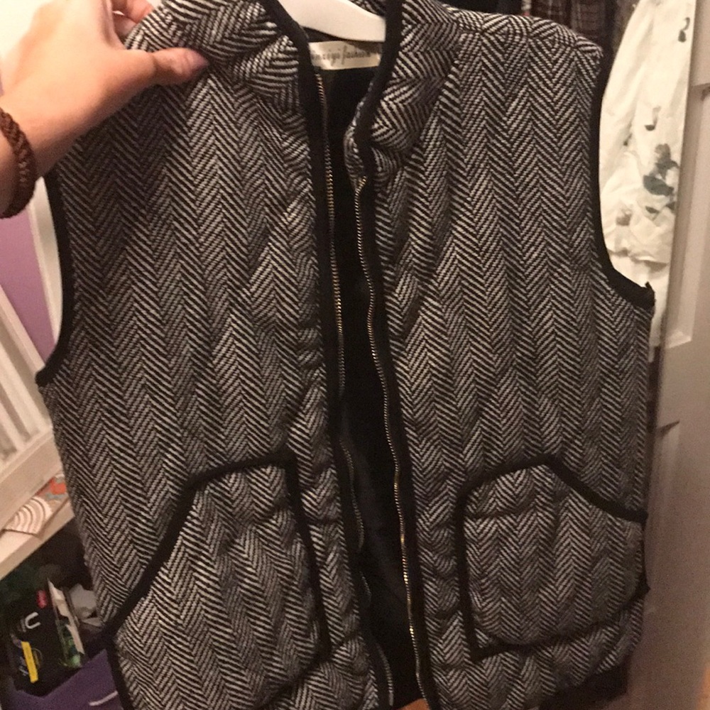 Herringbone vest